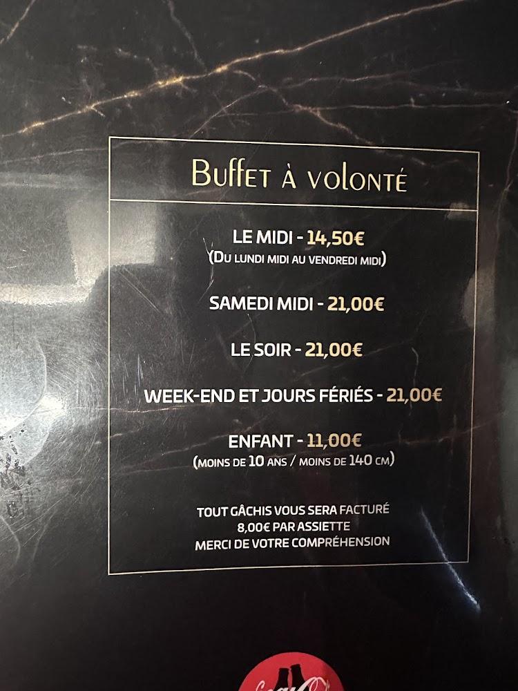 Le Palais du Dragon - Menu Image 1